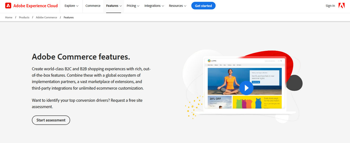 Magento Ecommerce feature